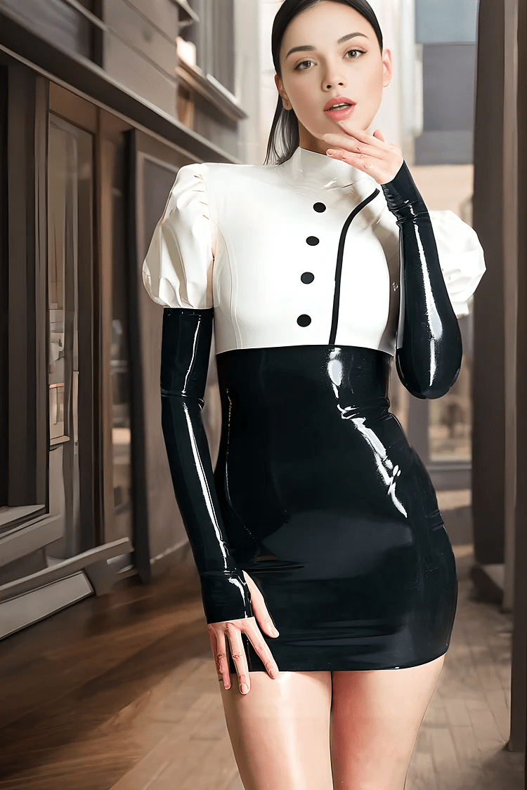 How to Create Stunning Looks with a Colorblock-Latex Mini Dress